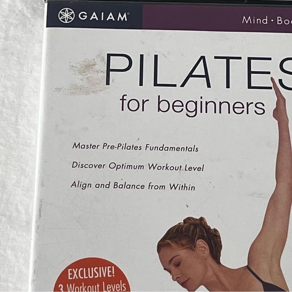 GAIAM Pilates For Beginners Deluxe Dvd Edition w/ Jillian Hessel - Picture 3 of 11